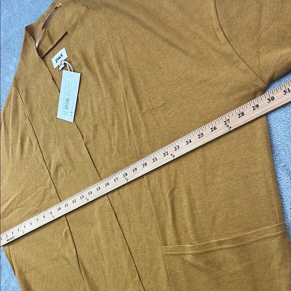 NEW PACT XL/XXL 100% Organic Cotton Airplane Cardigan Sweater Womens Open Front - Picture 5 of 11